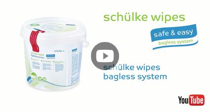 schülke wipes safe & easy bagless system 